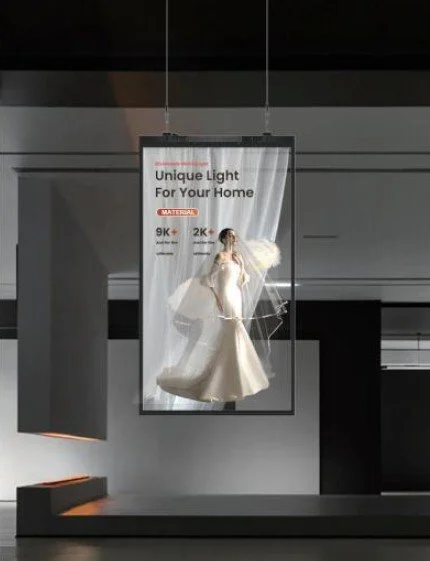 55" OLED Double Side Display Standee